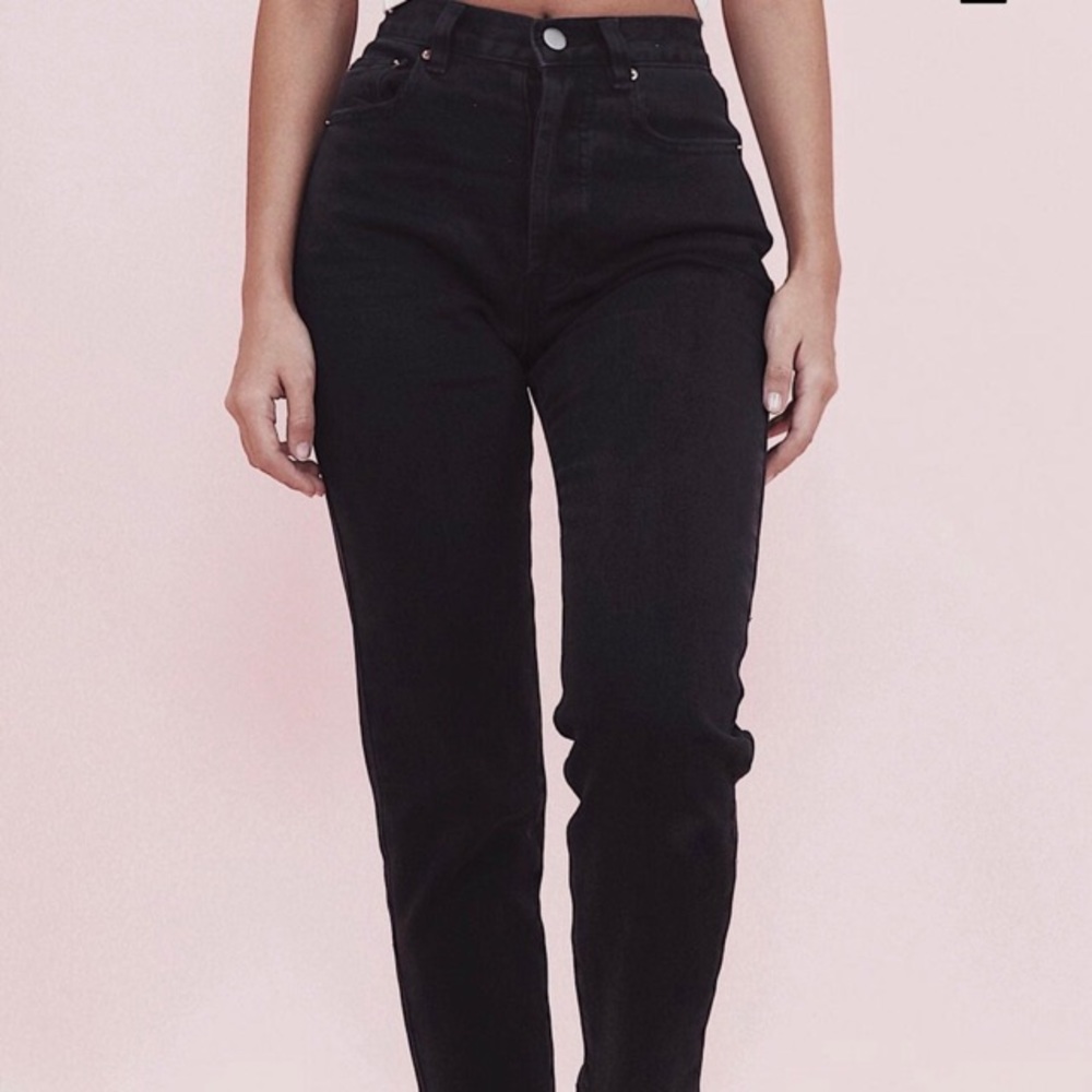 Cry Baby Black High-Rise Skinny Jeans 100% Cotton Size 24 Runs Small | Rigid Den